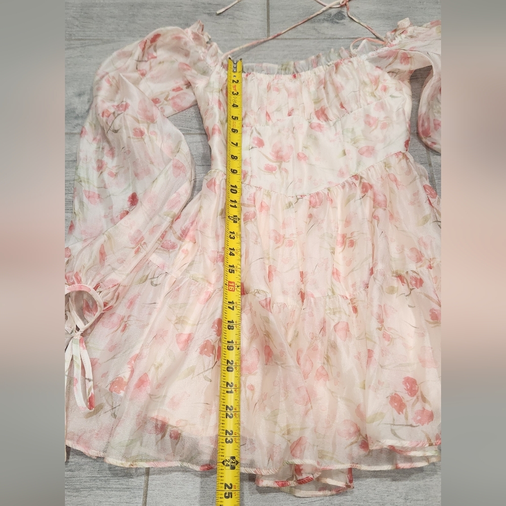 Floral mini dress xs - Picture 4 of 9